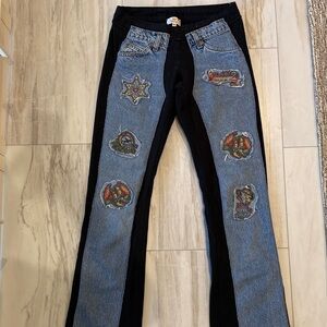 Bejeweled jeans